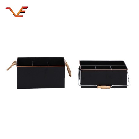 Sundry storage box, bag set, wholesale living room, snack storage box, vintage iron sheet technology, cross-border sales