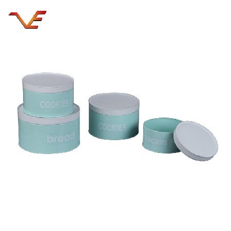 Personalized English printing stainless steel sealed storage tank set kitchen material sorting storage tank manufacturer wholesale