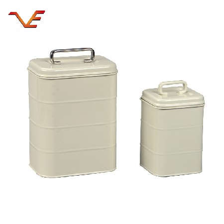 Square sealed tank Stainless steel storage tank Household storage tin storage tank Tea seasoning storage tank