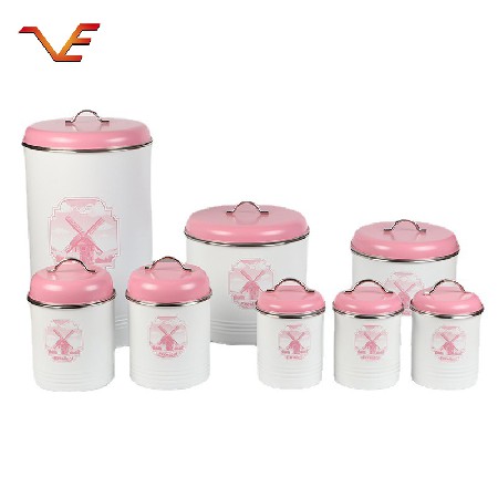 Manufacturers wholesale a large number of covered iron sheet storage cans, storage cans, household sorting, storage and sealing cans