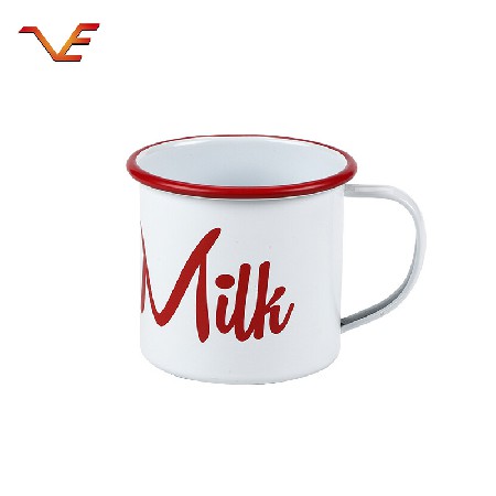Direct selling daily household water cup Iron galvanized water cup gift souvenir cup set can be printed LOGO