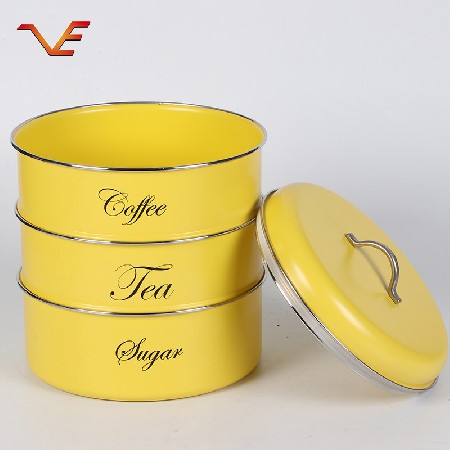 Logo can be added. Three layers of food sealed cans can be arranged in the kitchen. Wholesale can manufacturers are welcome to call for consultation