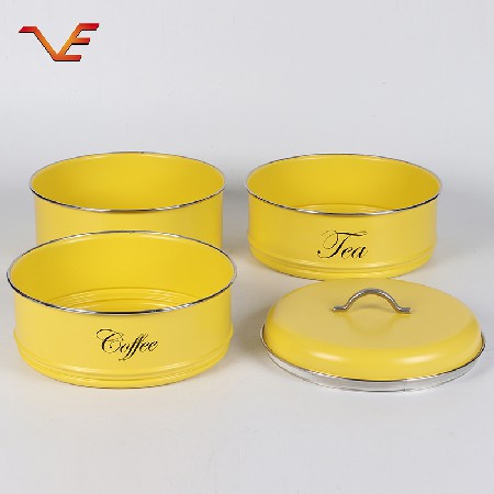 Logo can be added. Three layers of food sealed cans can be arranged in the kitchen. Wholesale can manufacturers are welcome to call for consultation