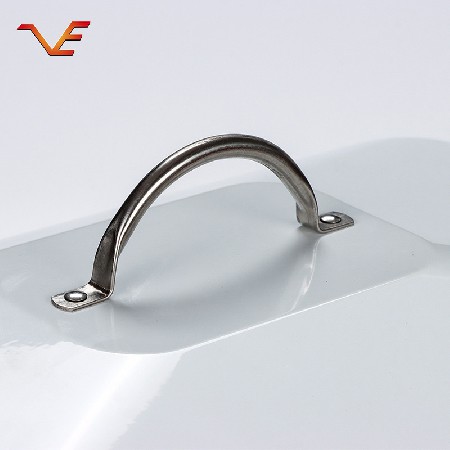 Fashionable and simple household storage iron can New style can body with stainless steel hand cover