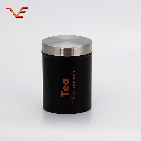 Fashionable black simple suit combination sealed storage tank household storage storage tank with flat iron handle