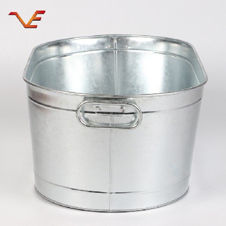 The manufacturer directly supplies wholesale large capacity iron sheet ice bucket bar ktv club beer bucket ice bucket