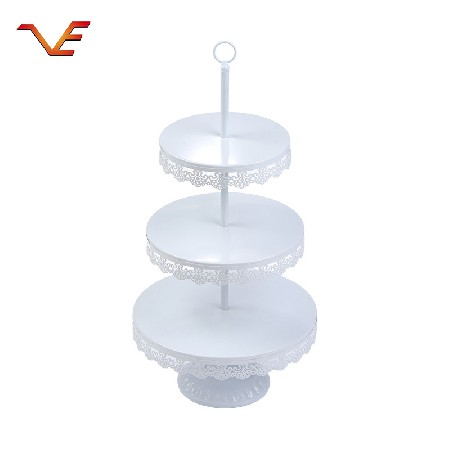 European style iron dessert cake rack Wholesale cake rack Tray dessert display rack ins wind single-layer multi-layer tray