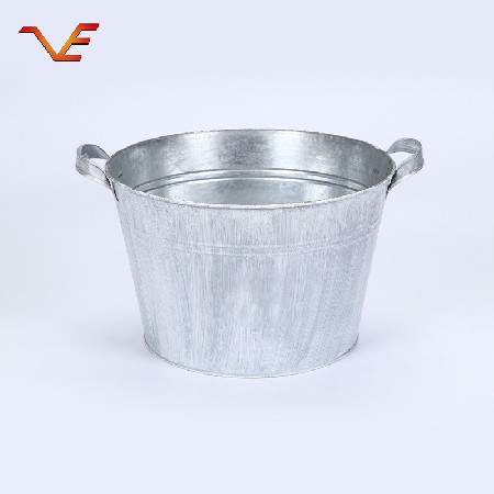 Iron large capacity five piece bucket multi-function household portable iron bucket wholesale
